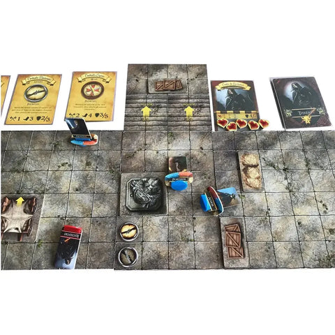 Gascony's Legacy [The Three Musketeers] - Tactical Battle & Adventure Cooperative Board Game for Family, and Adults (1-4 Players, Ages 14+) - Lynnvander Studios