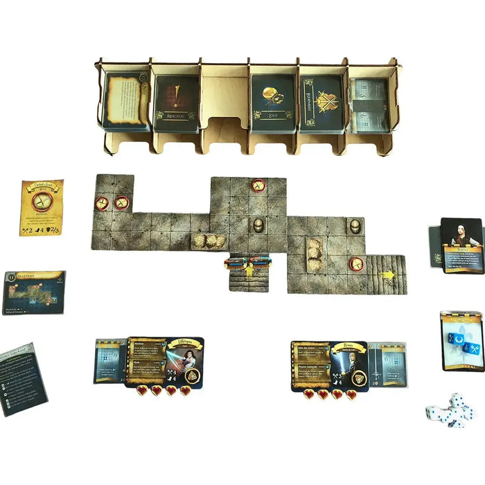 Gascony's Legacy [The Three Musketeers] - Tactical Battle & Adventure Cooperative Board Game for Family, and Adults (1-4 Players, Ages 14+) - Lynnvander Studios