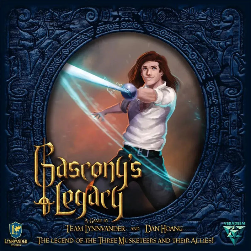 Gascony's Legacy [The Three Musketeers] - Tactical Battle & Adventure Cooperative Board Game for Family, and Adults (1-4 Players, Ages 14+) - Lynnvander Studios