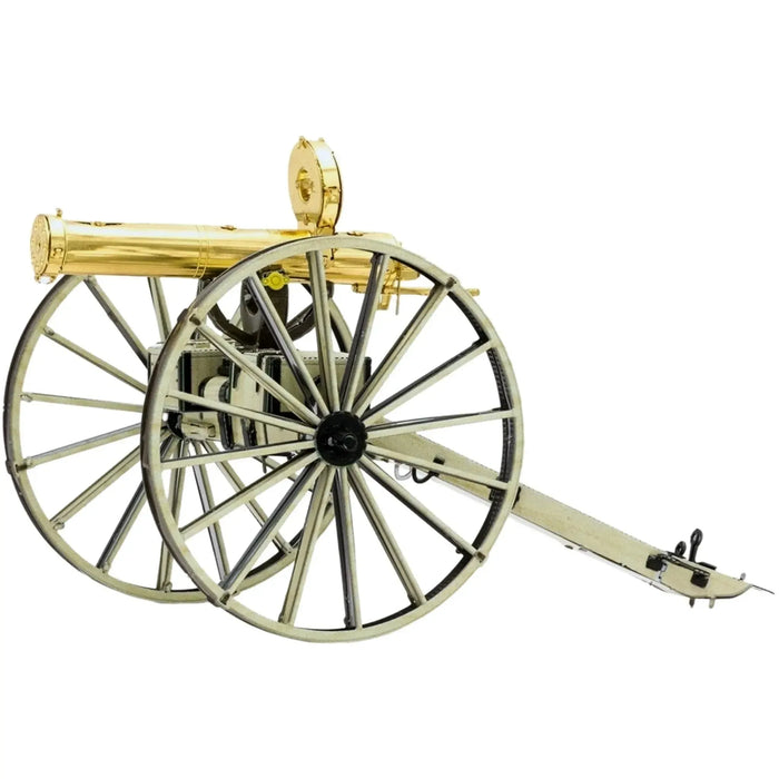 Gatling Gun Figure Model Kit (Steel, Moderate Difficulty) - Fascinations - Metal Earth Series - (2019)