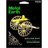 Gatling Gun Figure Model Kit (Steel, Moderate Difficulty) - Fascinations - Metal Earth Series - (2019)