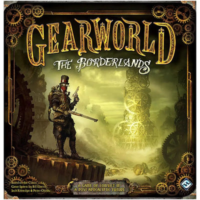 Gearworld: The Borderlands - Area Control Steampunk Board Game for Family, and Adults (2-4 Players, Ages 14+) - Fantasy Flight Games