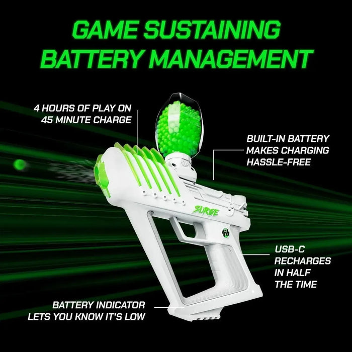 Gel Blaster Surge - Blast Mode Water Bead Blaster, Extended 100+ Foot Range + 10k Gellets