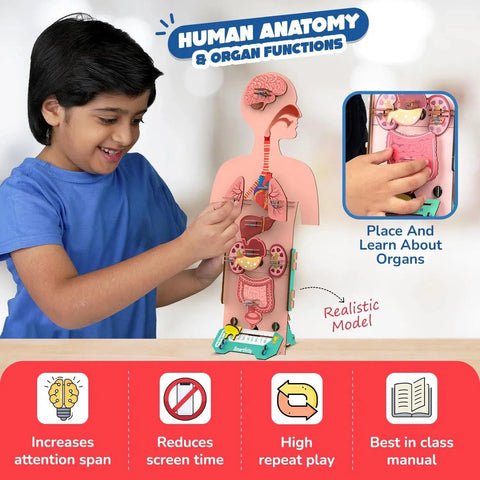 Germ Buster - Human Body STEM Toy Game Building Set - Smartivity