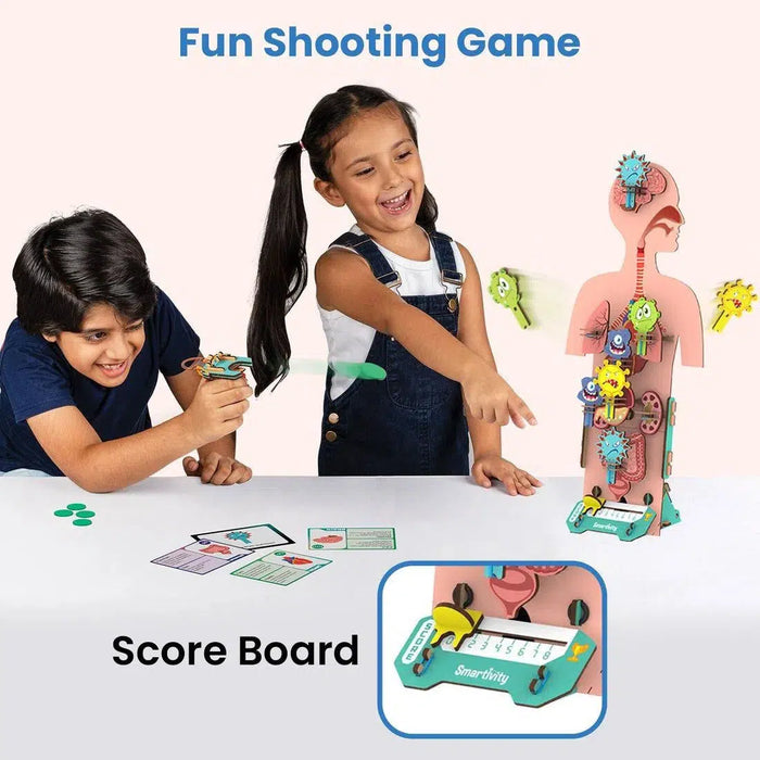 Germ Buster - Human Body STEM Toy Game Building Set - Smartivity