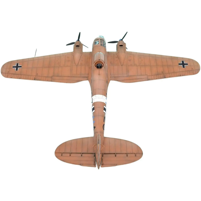 German Luftwaffe [World War II] - Heinkel He 111 H-6 Military Plane Figure (1:144 Scale, Plastic) - Revell - Squadron 144 Series