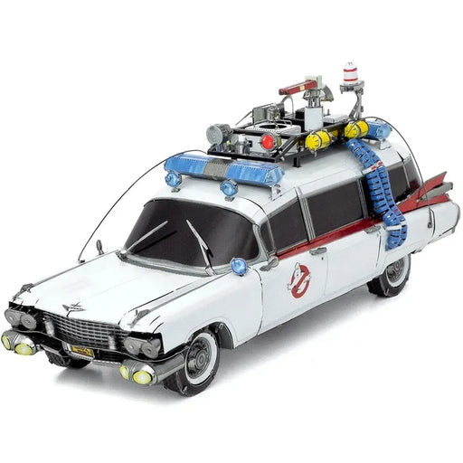 Ghostbusters - Ecto-1 Car Figure Model Kit (Steel, Challenging Difficulty) - Fascinations - Metal Earth Premium Series