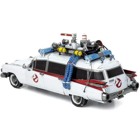 Ghostbusters - Ecto-1 Car Figure Model Kit (Steel, Challenging Difficulty) - Fascinations - Metal Earth Premium Series