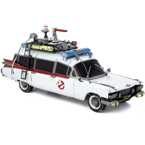 Ghostbusters - Ecto-1 Car Figure Model Kit (Steel, Challenging Difficulty) - Fascinations - Metal Earth Premium Series