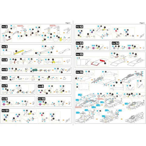 Ghostbusters - Ecto-1 Car Figure Model Kit (Steel, Challenging Difficulty) - Fascinations - Metal Earth Premium Series