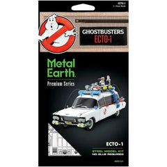 Ghostbusters - Ecto-1 Car Figure Model Kit (Steel, Challenging Difficulty) - Fascinations - Metal Earth Premium Series