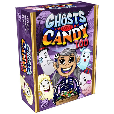 Ghosts Love Candy Too - Competitive Halloween Card Game for Family, Adults, and Children (2-6 Players, Ages 8+) - 25th Century Games