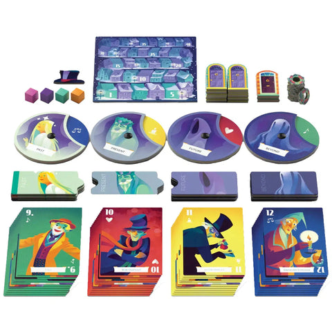 Ghosts of Christmas - Trick-Taking Time Travel Board Game for Family, and Adults (3-4 Players, Ages 14+) - Allplay