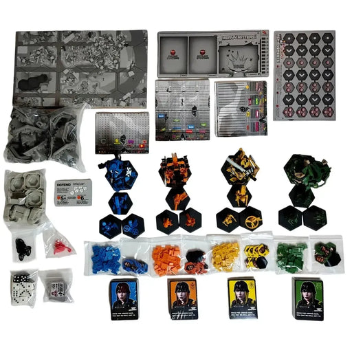 Giant Killer Robots: Heavy Hitters (GKR) - Miniature War Board Game for Family and Adults (1-4 Players, Ages 15+) - Weta Workshop