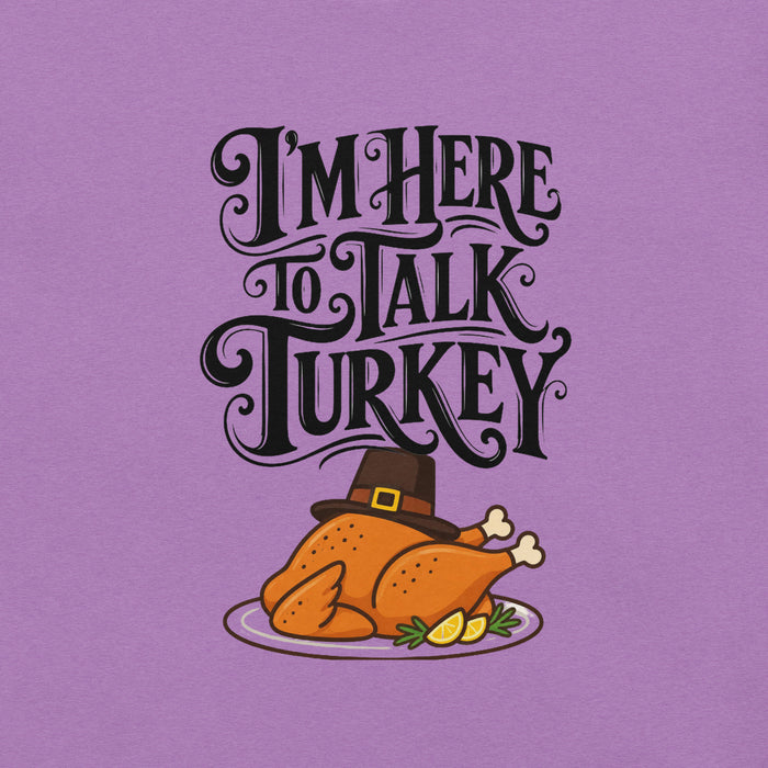 Gimme to Talk Turkey T-Shirt - Funny Pilgrim Turkey Thanksgiving Graphic Tee