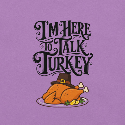 Gimme to Talk Turkey T-Shirt - Funny Pilgrim Turkey Thanksgiving Graphic Tee - Image 14