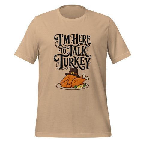 Gimme to Talk Turkey T-Shirt - Funny Pilgrim Turkey Thanksgiving Graphic Tee - Image 21