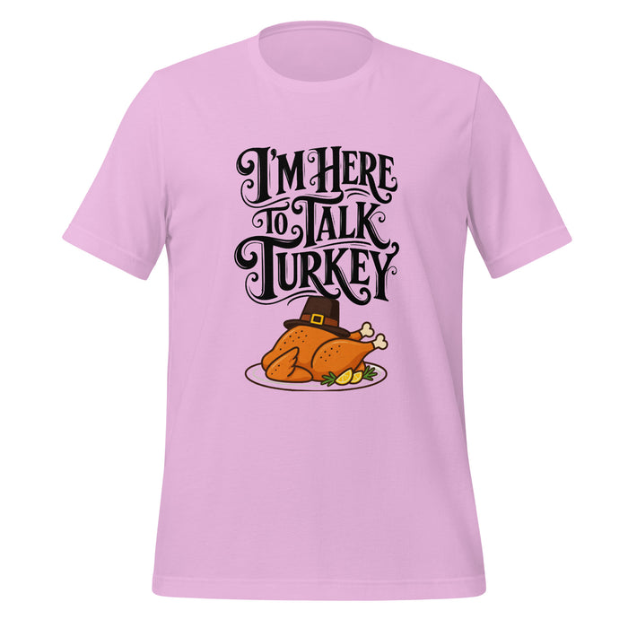 Gimme to Talk Turkey T-Shirt - Funny Pilgrim Turkey Thanksgiving Graphic Tee