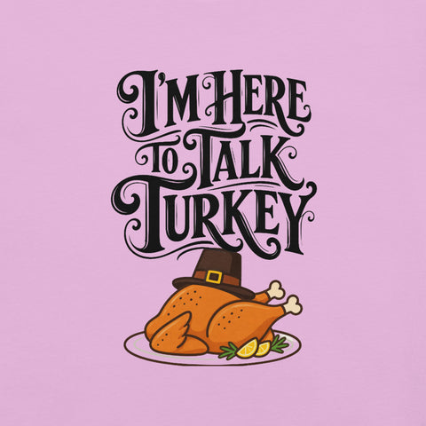 Gimme to Talk Turkey T-Shirt - Funny Pilgrim Turkey Thanksgiving Graphic Tee - Image 26
