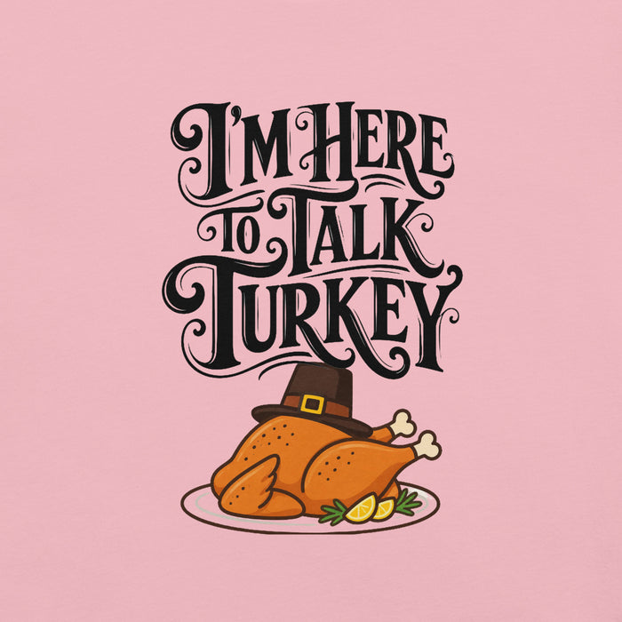 Gimme to Talk Turkey T-Shirt - Funny Pilgrim Turkey Thanksgiving Graphic Tee