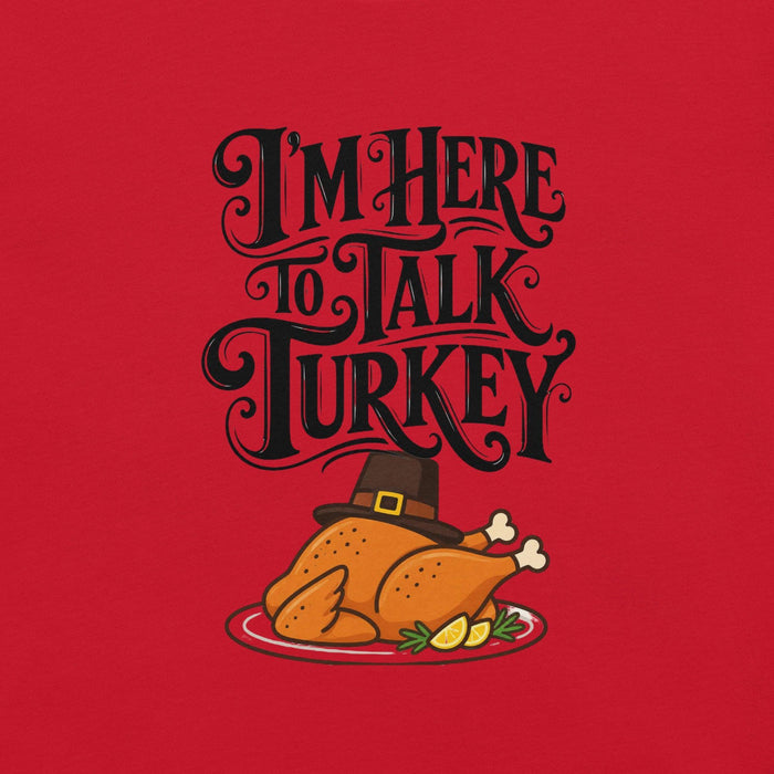 Gimme to Talk Turkey T-Shirt - Funny Pilgrim Turkey Thanksgiving Graphic Tee