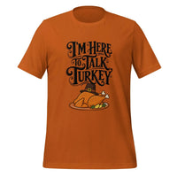Gimme to Talk Turkey T-Shirt - Funny Pilgrim Turkey Thanksgiving Graphic Tee