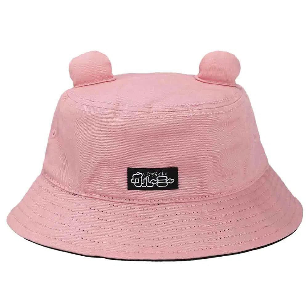 Gloomy Bear - Big Face 3D Ears Bucket Hat (Pink) - Bioworld