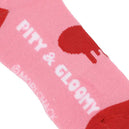 Gloomy Bear - "Pity & Gloomy" Peak-a-Boo Crew Socks (Embroidered) - Bioworld