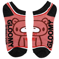 Gloomy Bear - "The Naughty Grizzly" Ankle Socks (5 Pairs) - Bioworld