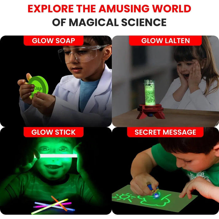 Glow in the Dark Science Lab - STEM Science Experiment Educational Toy Kit - Smartivity
