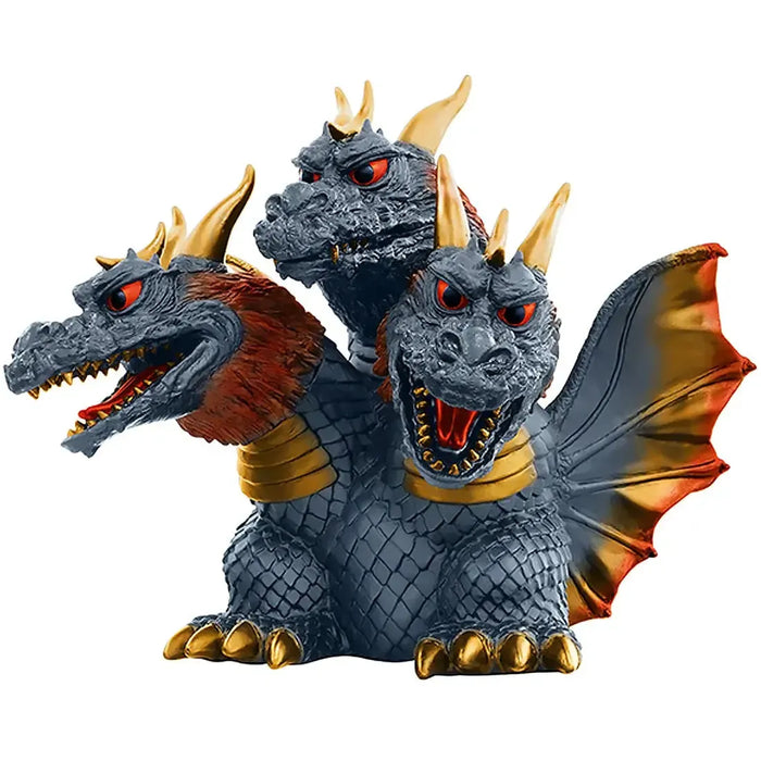 Godzilla [Ghidorah, the Three-Headed Monster] - 1964 Version of King Ghidorah Figure (4.7") - Bandai Spirits [Banpresto] - Enshrined Monsters Series, Toho Monster Series (B)