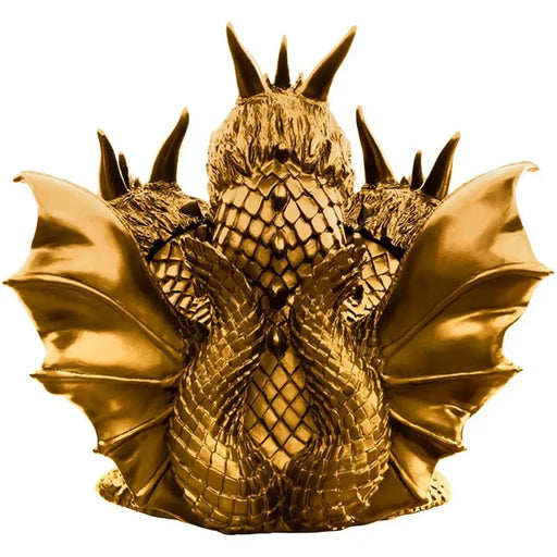 Godzilla [Ghidorah, the Three-Headed Monster] - Golden 1964 Version of King Ghidorah Figure (4.7") - Bandai Spirits [Banpresto] - Toho Monster Series (A)