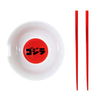Godzilla - Ramen Bowl with Chopsticks (Ceramic, 6") - Bioworld- Image 3