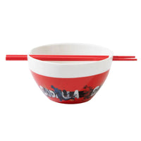 Godzilla - Ramen Bowl with Chopsticks (Ceramic, 6") - Bioworld- Image 1