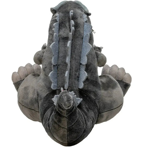 Godzilla - Sitting Black & White Godzilla Plush with Zipper Mouth (8.5