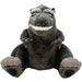 Godzilla - Sitting Black & White Godzilla Plush with Zipper Mouth (8.5") - Quantum Mechanix - Zipper Mouth Series, PREVIEWS Exclusive Edition