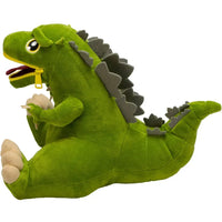 Godzilla - Sitting Bright Green Godzilla Plush with Zipper Mouth (8.5") - Qua...- Image 3