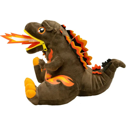 Godzilla - Sitting Burning Godzilla Plush with Zipper Mouth (8.75