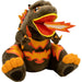 Godzilla - Sitting Burning Godzilla Plush with Zipper Mouth (8.75") - Quantum Mechanix - Zipper Mouth Series, PREVIEWS Exclusive Edition