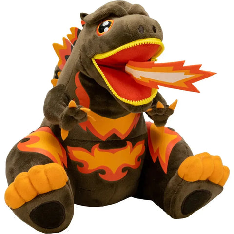 Godzilla - Sitting Burning Godzilla Plush with Zipper Mouth (8.75