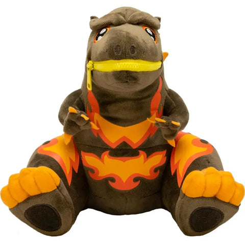 Godzilla - Sitting Burning Godzilla Plush with Zipper Mouth (8.75