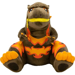 Godzilla - Sitting Burning Godzilla Plush with Zipper Mouth (8.75") - Quantum Mechanix - Zipper Mouth Series, PREVIEWS Exclusive Edition