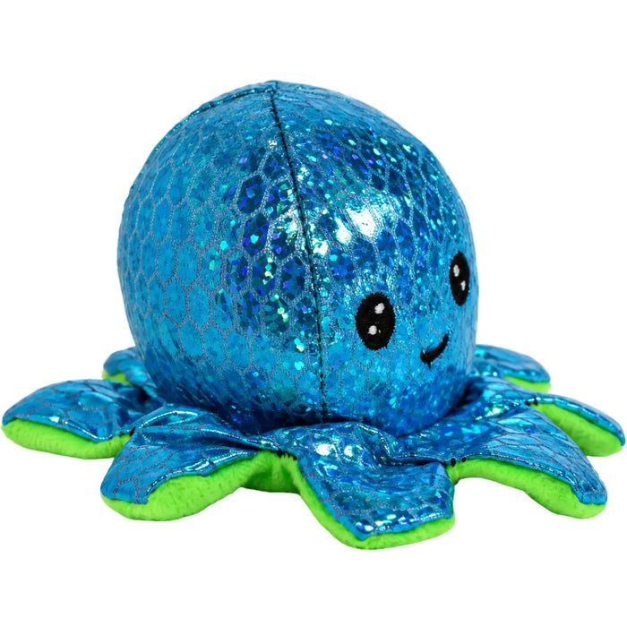 Goffa - Shiny Blue Octopus Small Toy Plush (2.5") - Goffa