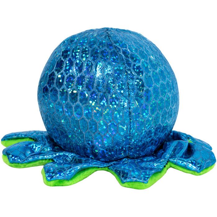Goffa - Shiny Blue Octopus Small Toy Plush (2.5") - Goffa