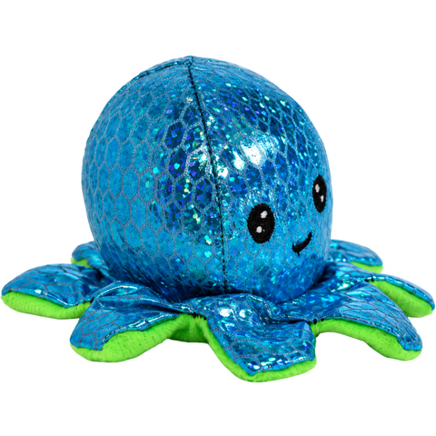 Goffa - Shiny Blue Octopus Small Toy Plush (2.5