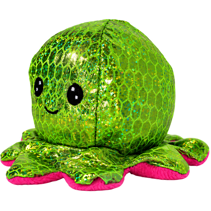 Goffa - Shiny Green Octopus Small Toy Plush (2.5") - Goffa
