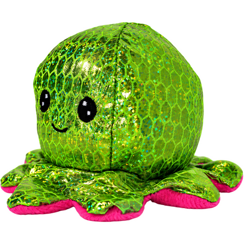 Goffa - Shiny Green Octopus Small Toy Plush (2.5