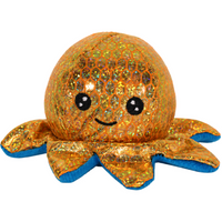 Goffa - Shiny Orange Octopus Small Toy Plush (2.5