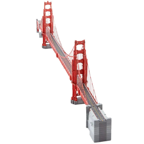 Golden Gate Bridge 3D Figure Model Kit (1:7535 Scale, Steel, Moderate Difficulty) - Fascinations - Metal Earth Premium Series - (2023) - Image 5