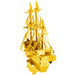 Golden Hind Ship Figure Model Kit (Steel, Moderate Difficulty) - Fascinations - Metal Earth Series - (2022)